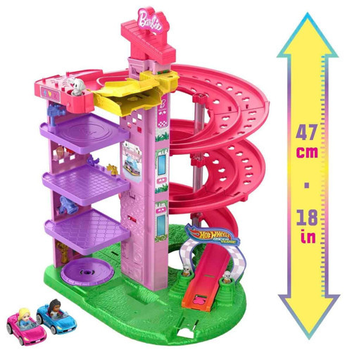 JDD65 Hot Wheels Racerverse Barbie Oyun Seti Kız Erkek Çocuk Oyuncak Eğitici Oyuncaklar