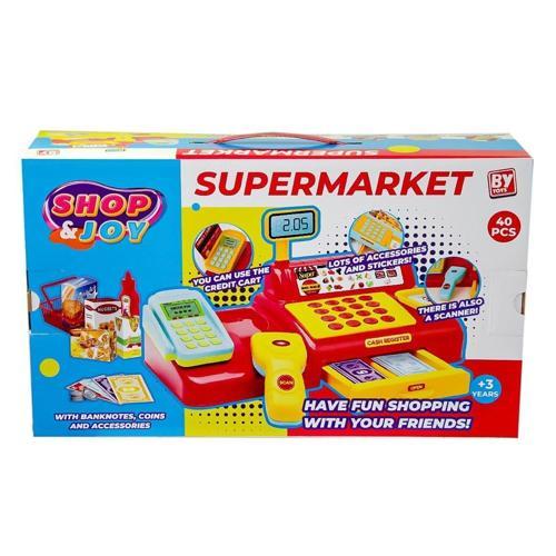 578-BP Bayraktar, Süper Market Yazar Kasası Kız Erkek Çocuk Oyuncak Eğitici Oyuncaklar