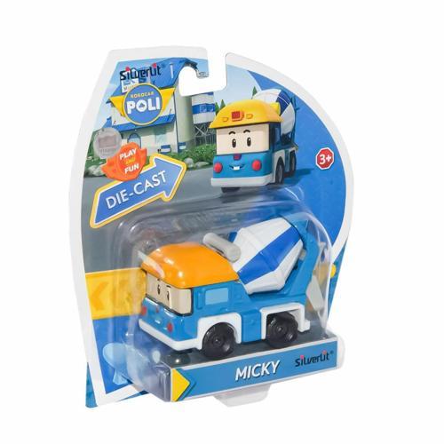 POLI 83259 Metal Araç Karakter Figürler 5 Asorti - 1adet stokta olan gönderilir Kız Erkek Çocuk Oyun