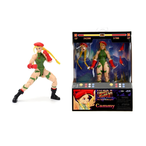Jada Street Fighter II Cammy White Figür Kız Erkek Çocuk Oyuncak Eğitici Oyuncaklar