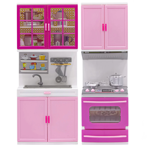 My Modern Kitchen Lavabolu Fırınlı 2'li Set Kız Erkek Çocuk Oyuncak Eğitici Oyuncaklar