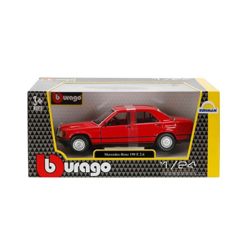 1021103 1:24 Mercedes Benz 1987 190 E Model Araba Kız Erkek Çocuk Oyuncak Eğitici Oyuncaklar