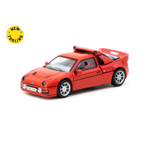 Tarmac Works 1/64 Ford RS200 Red Kız Erkek Çocuk Oyuncak Eğitici Oyuncaklar