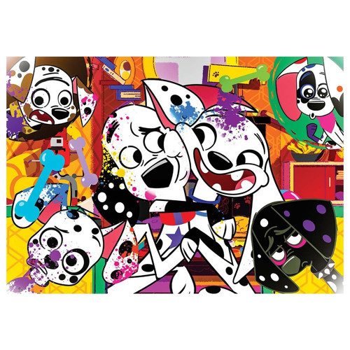 KS Dalmatian 100 Parça Puzzle Kız Erkek Çocuk Oyuncak Eğitici Oyuncaklar