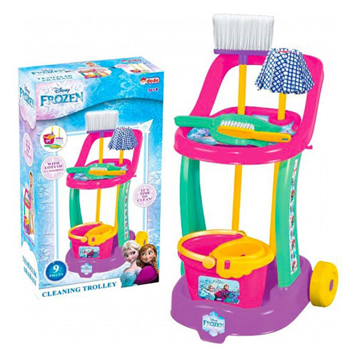 Dede Frozen Temizlik Arabası Kız Erkek Çocuk Oyuncak Eğitici Oyuncaklar