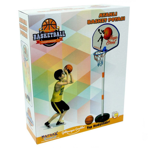 Ayaklı Basket Potası - 226 Kız Erkek Çocuk Oyuncak Eğitici Oyuncaklar