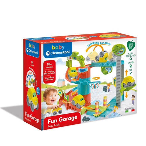 17404 Eğlenceli Garaj - Baby Clementoni +3 ay Kız Erkek Çocuk Oyuncak Eğitici Oyuncaklar
