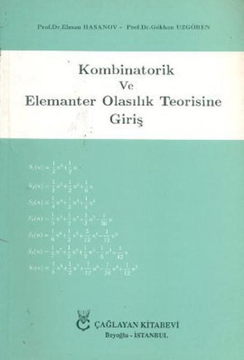 Kombinatorik ve Elemanter Olasılık Teorisine Giriş