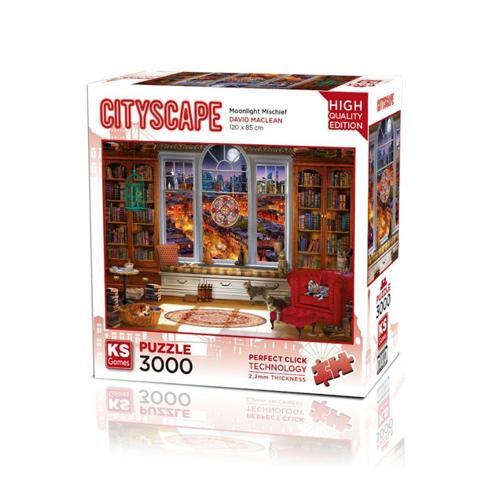 23020 Moonlight Mischief 3000 Parça Puzzle -KS Puzzle Kız Erkek Çocuk Oyuncak Eğitici Oyuncaklar
