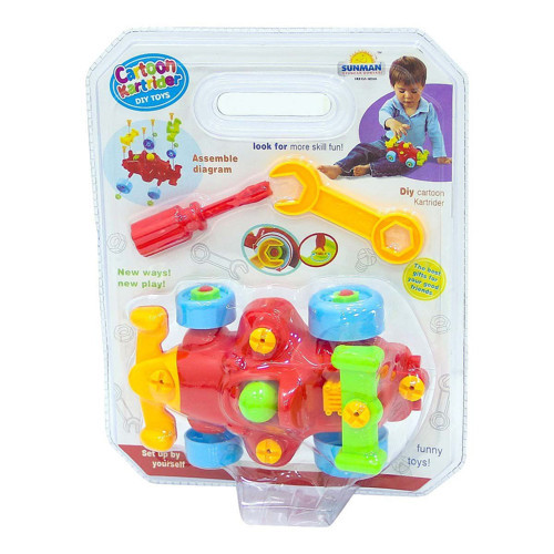 Sunman Sök Tak Go Kart Kız Erkek Çocuk Oyuncak Eğitici Oyuncaklar