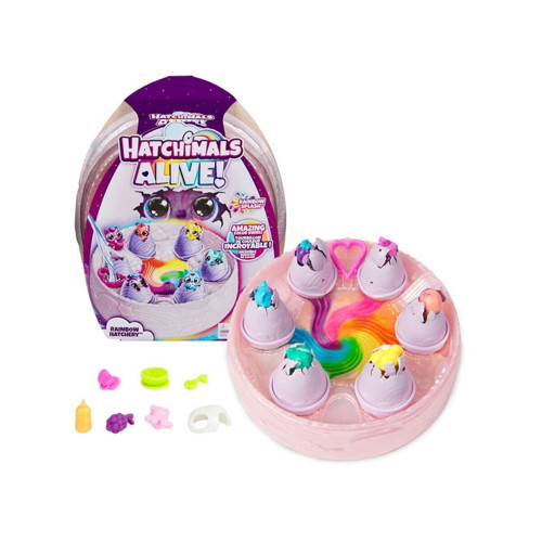 SPM-6070168 EGG HATCHİMALS ALİVE RAİNBOW HATCERY Kız Erkek Çocuk Oyuncak Eğitici Oyuncaklar