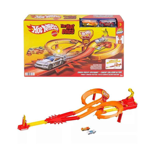 JFD11 Hot Wheels The Hot Ones Crash Speedway Frenzy Kız Erkek Çocuk Oyuncak Eğitici Oyuncaklar