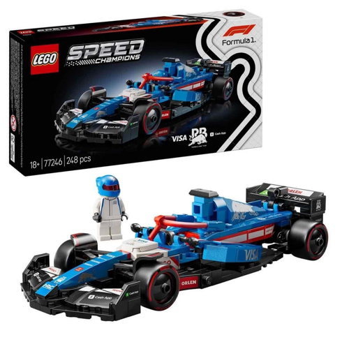 LEGO Speed Champions Visa Cash App RB VCARB 01 F1 Yarış Arabası 77246 Kız Erkek Çocuk Oyuncak Eğitic