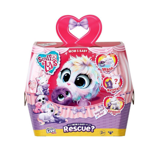 CRU09000 Scruff a Luvs Anne ve Yavrusu 30175 +3 yaş Kız Erkek Çocuk Oyuncak Eğitici Oyuncaklar