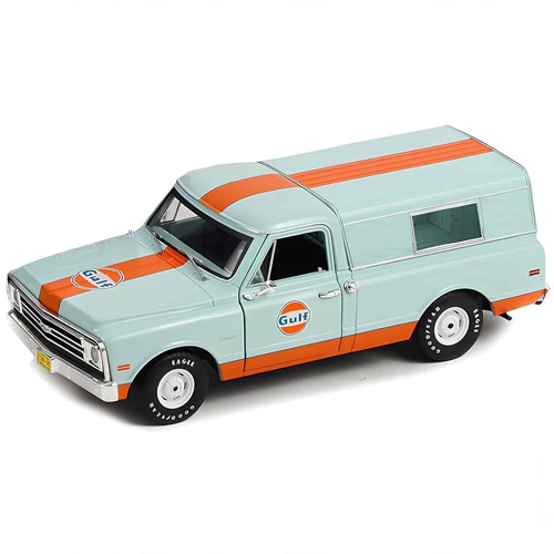 Greenlight 1:24 1968 Chevy C-10 Pickup Light Blue Kız Erkek Çocuk Oyuncak Eğitici Oyuncaklar