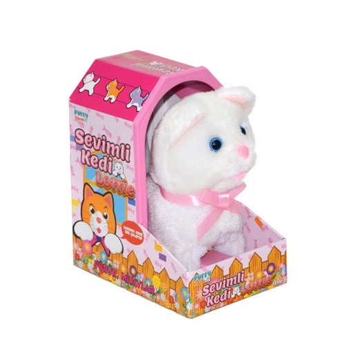 47191 Sesli ve Hareketli Jamina Sevimli Kedi Lottie Kız Erkek Çocuk Oyuncak Eğitici Oyuncaklar
