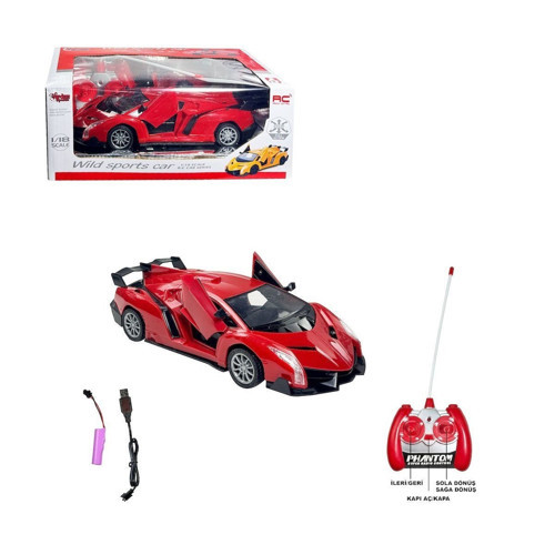 RG-1383-9A-11A Kumandalı Wild Sport Araba 1:18 Kız Erkek Çocuk Oyuncak Eğitici Oyuncaklar