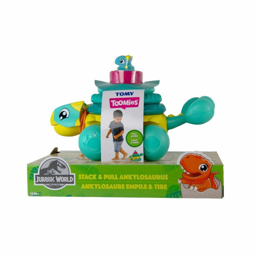 73410 Tomy Toomies Jurassic World Diz ve Çek Anki +12 ay Kız Erkek Çocuk Oyuncak Eğitici Oyuncaklar