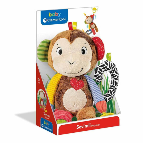 64187 Baby Clementoni - Minik Maymun Kız Erkek Çocuk Oyuncak Eğitici Oyuncaklar