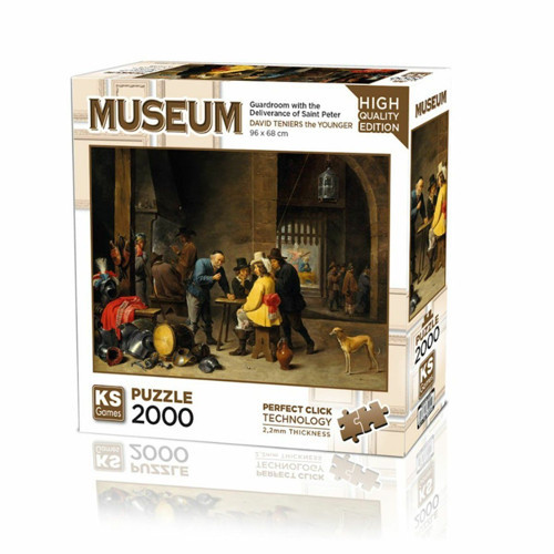 22518 Guardroom With The Deliverance Of Saint Peter 2000 Parça Puzzle Kız Erkek Çocuk Oyuncak Eğitic