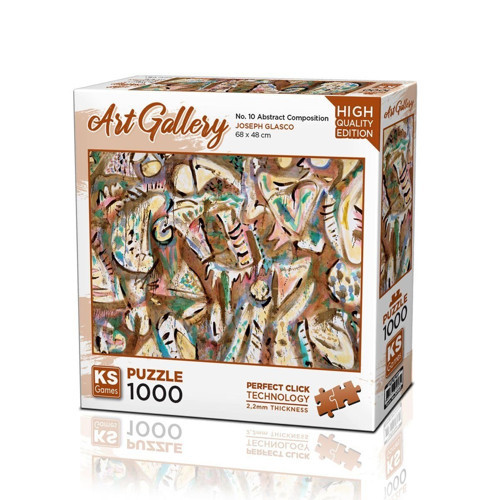 20663 No.10 Abstract Composition 1000 Parça Puzzle Kız Erkek Çocuk Oyuncak Eğitici Oyuncaklar