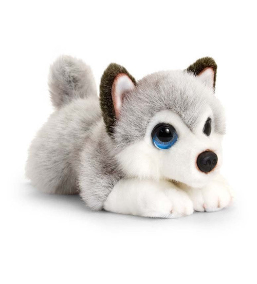 Peluş Köpek Husky 25cm Kız Erkek Çocuk Oyuncak Eğitici Oyuncaklar