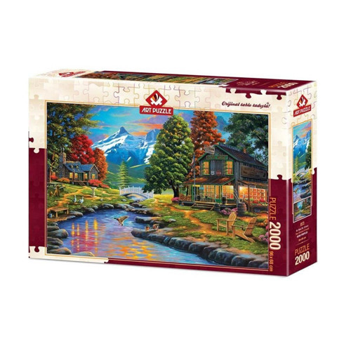 4575 Art Puzzle İki Yaka Bir Orman 2000 parça Puzzle / +15 yaş Kız Erkek Çocuk Oyuncak Eğitici Oyunc