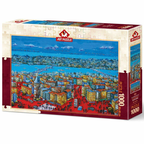 5234 Bir İstanbul Masalı 1000 Parça - Art Puzzle Kız Erkek Çocuk Oyuncak Eğitici Oyuncaklar