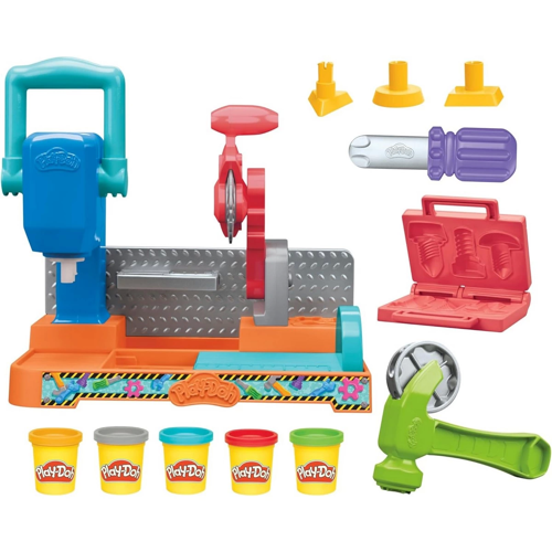 Play-Doh Stamp n Saw Tool Bench - INT-F9141 Kız Erkek Çocuk Oyuncak Eğitici Oyuncaklar