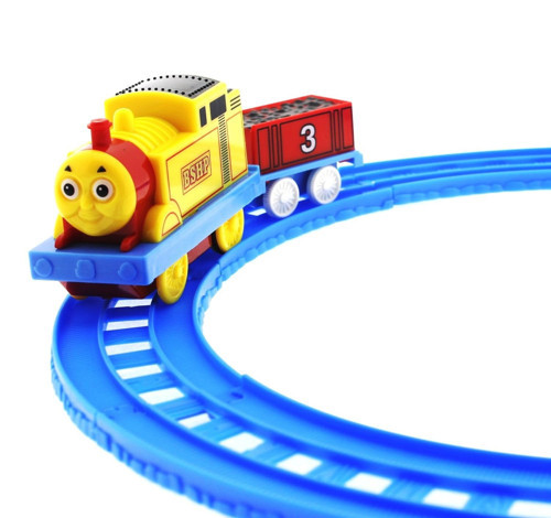 Pilli Mini Tren Seti Kız Erkek Çocuk Oyuncak Eğitici Oyuncaklar