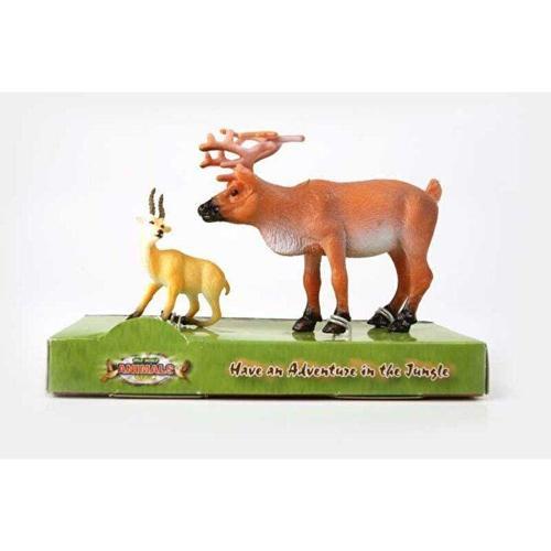 Ren Geyiği ve Ceylan Model Hayvan Kız Erkek Çocuk Oyuncak Eğitici Oyuncaklar