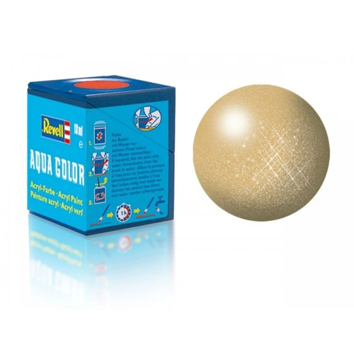 Revell 94 - Aqua Color Gold - Metallic Boya- 18 ml Kız Erkek Çocuk Oyuncak Eğitici Oyuncaklar