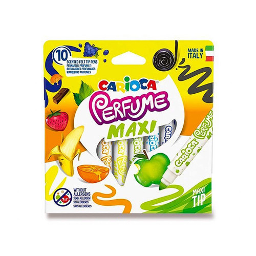 Carioca Kokulu Jumbo Keçeli Boya Kalemi 10'lu Kız Erkek Çocuk Oyuncak Eğitici Oyuncaklar
