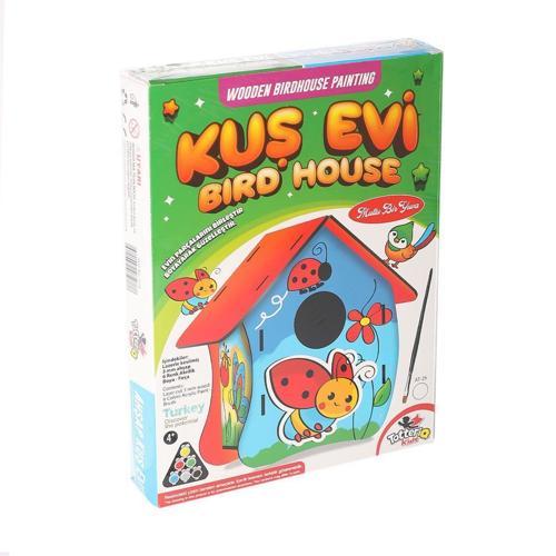 2788 Ahşap Kuş Evi -Totteriq Kız Erkek Çocuk Oyuncak Eğitici Oyuncaklar