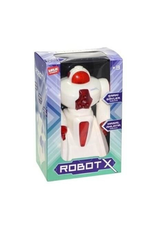 Türkçe Sesli Pilli Robot X Oyuncak Kız Erkek Çocuk Oyuncak Eğitici Oyuncaklar