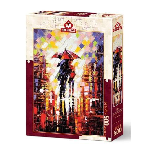 5090/ART Art Puzzle, Şemsiye Altındaki Aşk 500 Parça Puzzle Kız Erkek Çocuk Oyuncak Eğitici Oyuncakl
