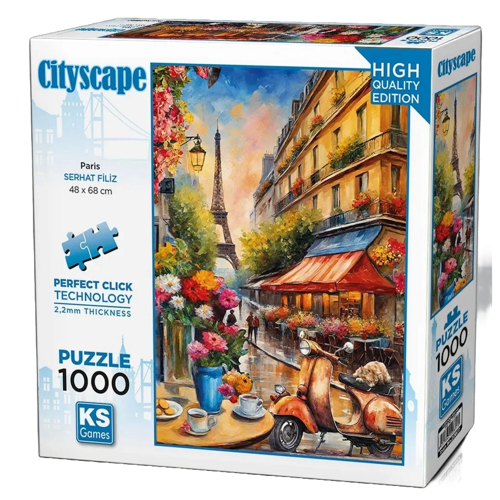 KS Games Paris Puzzle 1000 Parça 20807 Kız Erkek Çocuk Oyuncak Eğitici Oyuncaklar