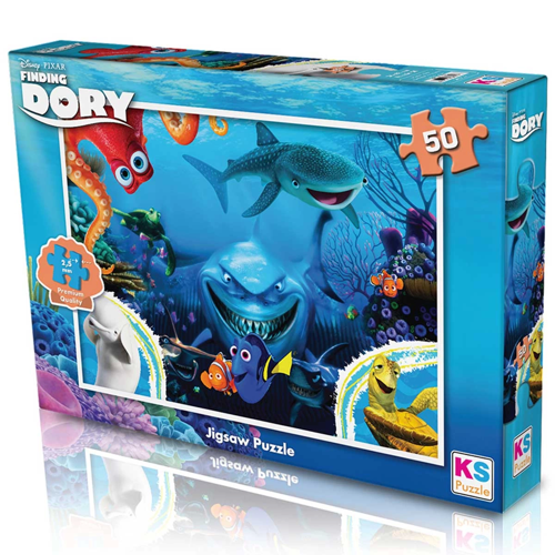 KS Games Dory 50 Parça Puzzle Kız Erkek Çocuk Oyuncak Eğitici Oyuncaklar
