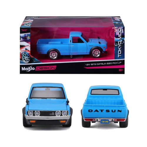 MAY 32528 1973 Datsun 620 Pick Up 1:24 Model Araba -Necotoys Kız Erkek Çocuk Oyuncak Eğitici Oyuncak