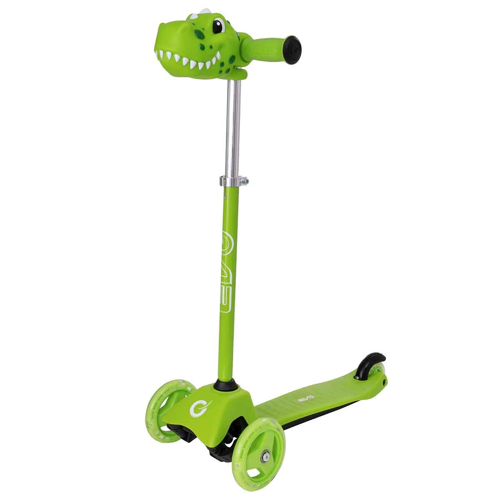 Evo Dino 3 Teker Işıklı Mini Scooter Kız Erkek Çocuk Oyuncak Eğitici Oyuncaklar