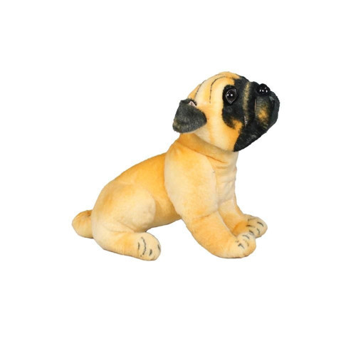 Havlayan Pug Köpek Peluş Oyuncak 25cm Kız Erkek Çocuk Oyuncak Eğitici Oyuncaklar