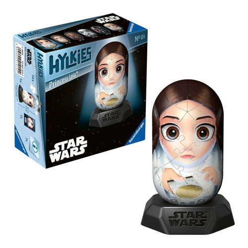 010142 Hylkies Star Wars - Prenses Leia 54 parça Puzzle - No:03 - Ravensburger Kız Erkek Çocuk Oyunc