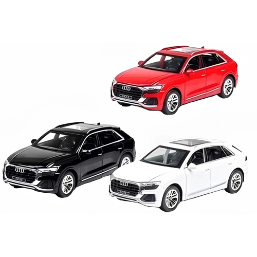 Sesli Işıklı Metal Audi U8 Araba Kız Erkek Çocuk Oyuncak Eğitici Oyuncaklar