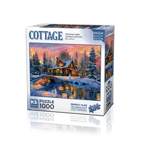 20720 Christmas Lights 1000 Parça Puzzle -KS Puzzle Kız Erkek Çocuk Oyuncak Eğitici Oyuncaklar