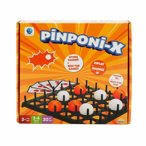 Pinponi-X Kutu Oyunu - 89279 Kız Erkek Çocuk Oyuncak Eğitici Oyuncaklar