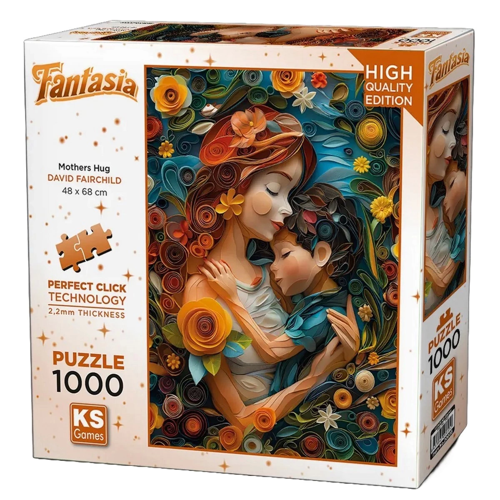 KS Games Mother Hug Puzzle 1000 Parça 20803 Kız Erkek Çocuk Oyuncak Eğitici Oyuncaklar