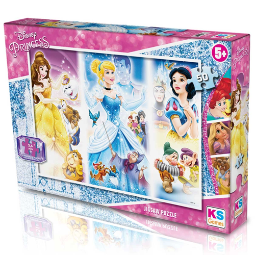 KS Games Princess 50 Parça Puzzle Kız Erkek Çocuk Oyuncak Eğitici Oyuncaklar