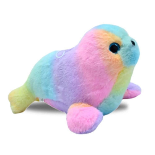 Peluş Fok 30cm Renkli 62855 Kız Erkek Çocuk Oyuncak Eğitici Oyuncaklar