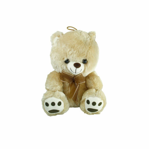 PABX21957-20 Peluş Ayı Kurdelalı 20cm Kız Erkek Çocuk Oyuncak Eğitici Oyuncaklar