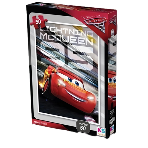 Ks Games Disney Cars Puzzle 50 Parça CR.709 Kız Erkek Çocuk Oyuncak Eğitici Oyuncaklar